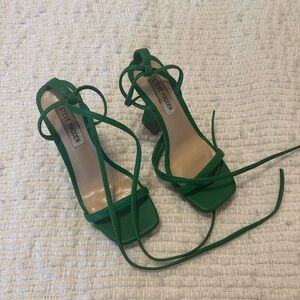 Steve Madden Green Heels